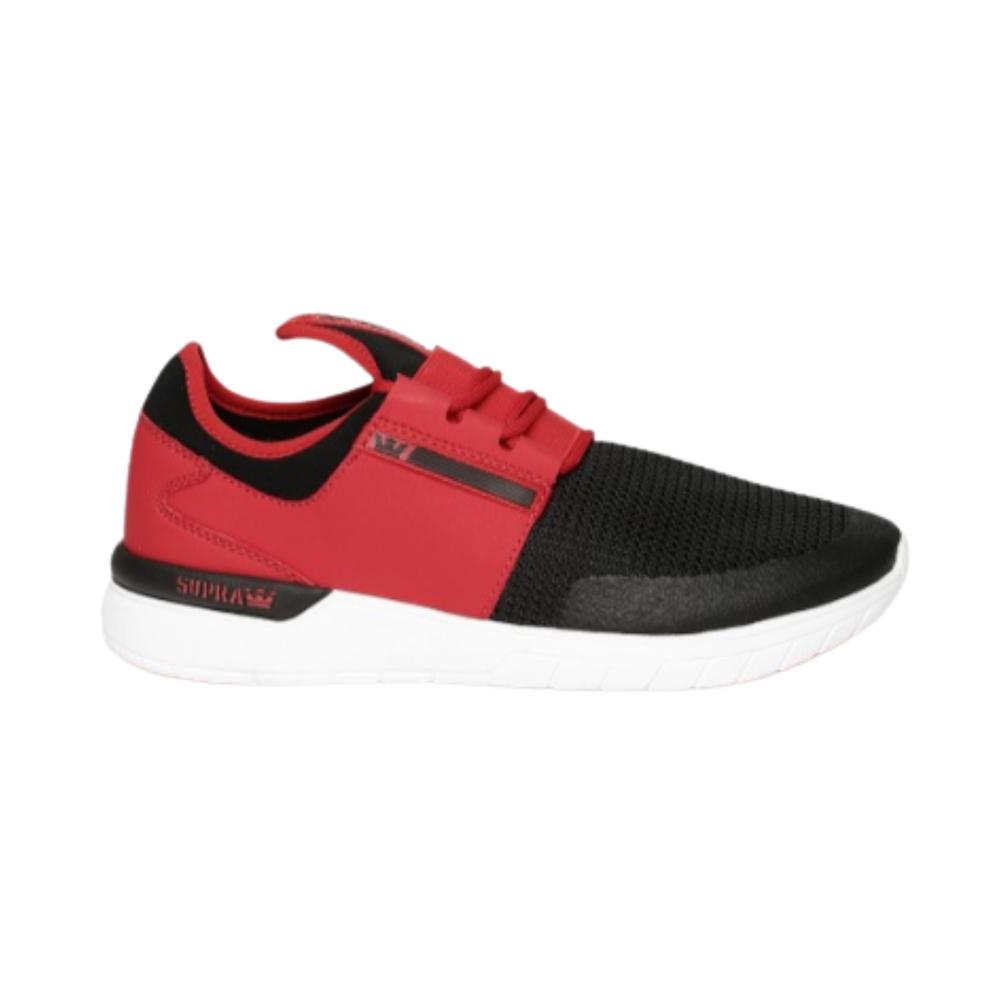 Tenis Supra Flow Run Hombre Malla Ligeros Rojo