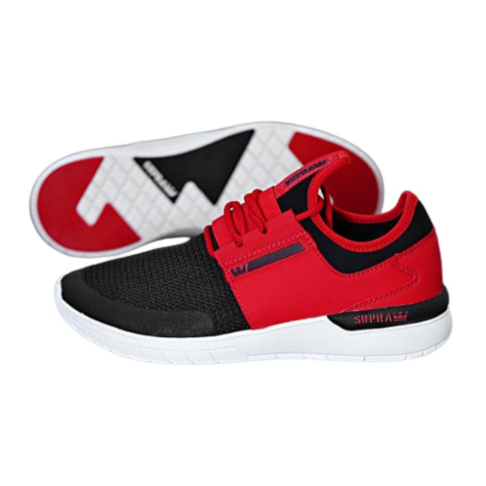 Foto 3 | Tenis Supra Flow Run Hombre Malla Ligeros Rojo