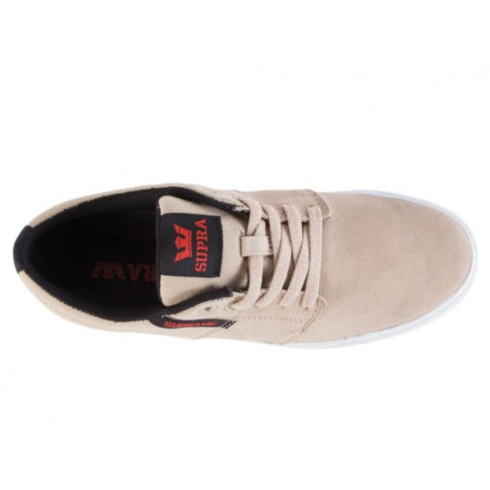 Foto 3 pulgar | Tenis Supra Stacks Vulc Ii Hombre Casual Beige