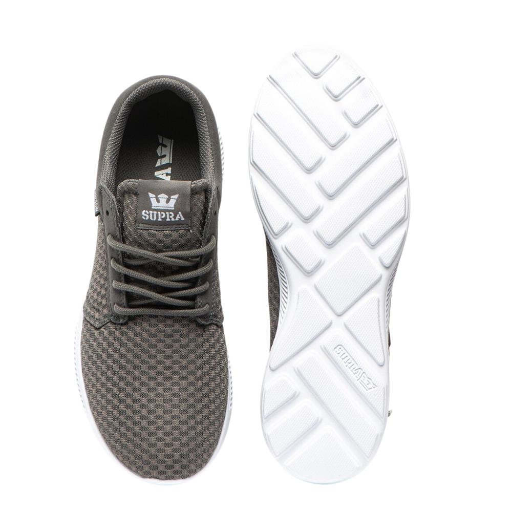 Foto 4 | Tenis Supra Hammer Run Hombre Resistente Gris