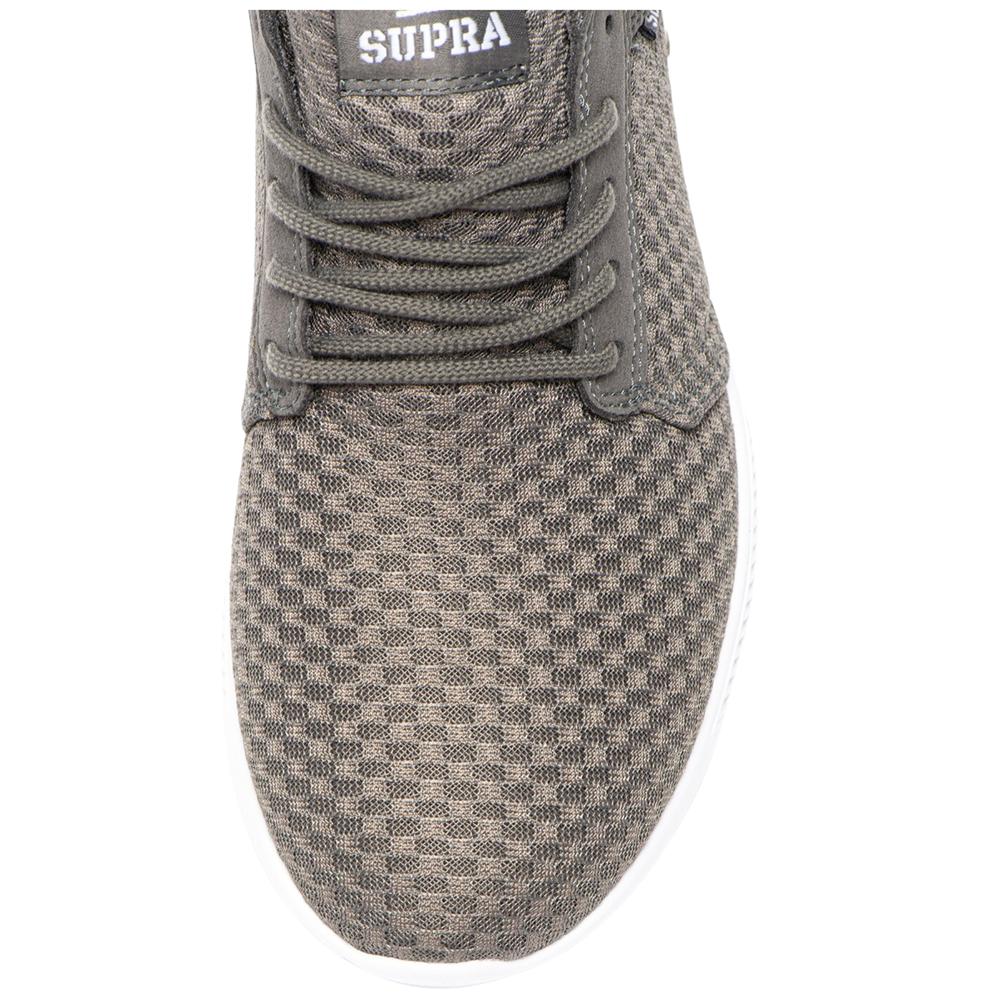 Foto 6 pulgar | Tenis Supra Hammer Run Hombre Resistente Gris