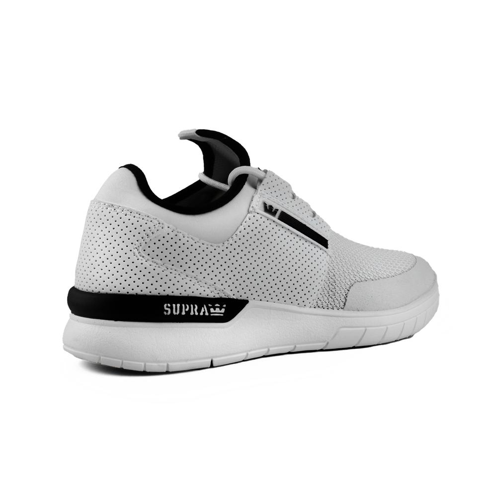 Foto 4 | Tenis Supra Flow Run Hombre Brillante Blanco