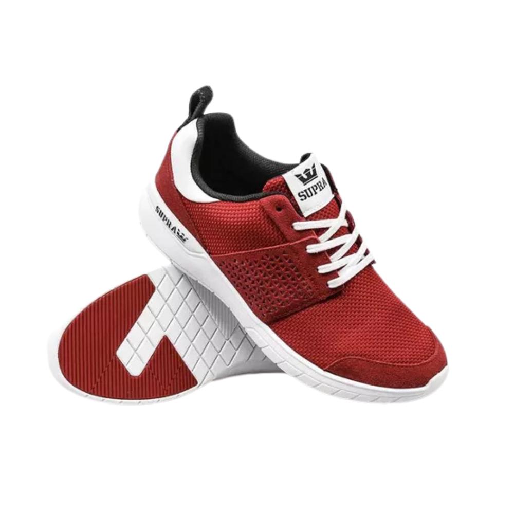 Foto 5 | Tenis Supra Scissor Hombre Deportivos Rojo