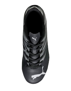 Foto 4 | Tenis para Fútbol Rápido Puma Attacanto Jr Negro para Niños