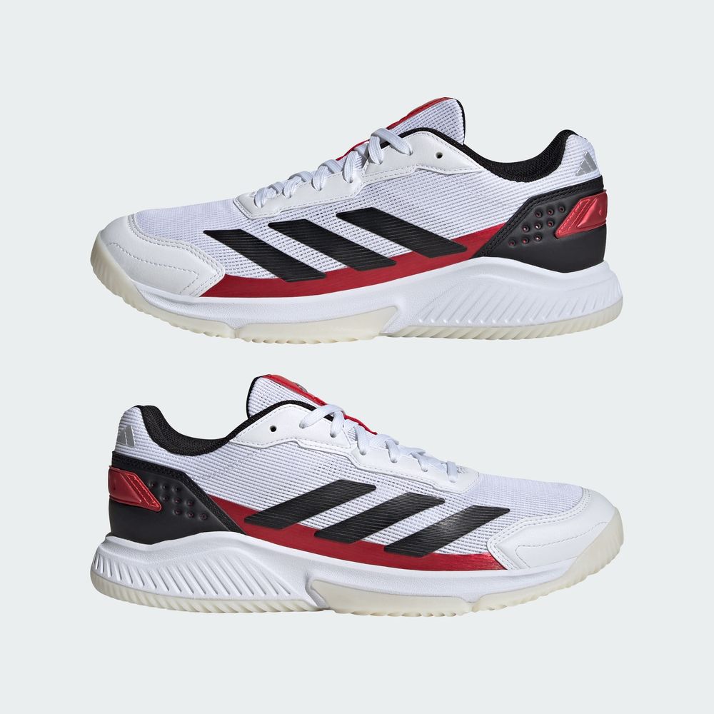 Foto 9 pulgar | Tenis Courtquick Padel Adidas Blanco Hombre