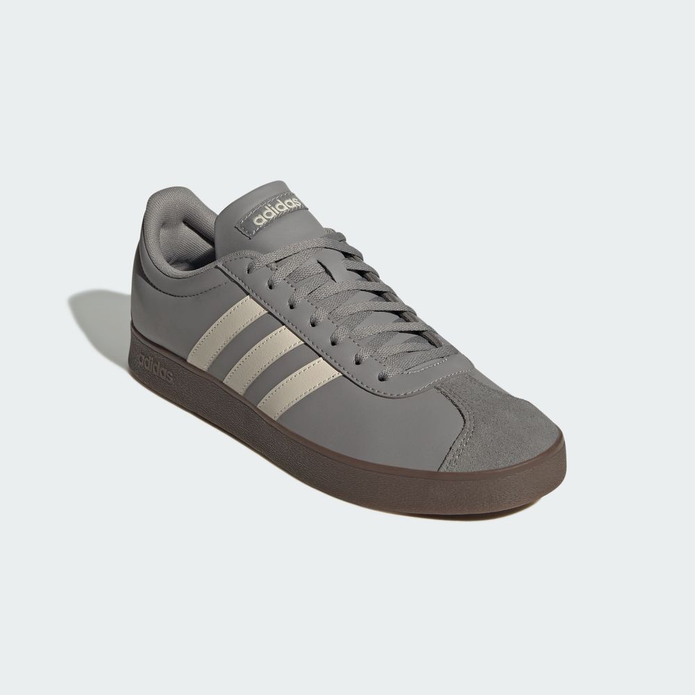 Foto 7 pulgar | Tenis Adidas Vl Court Base Adidas Gris Hombre