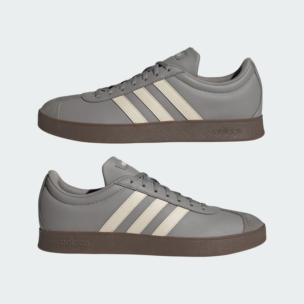 Foto 9 pulgar | Tenis Adidas Vl Court Base Adidas Gris Hombre