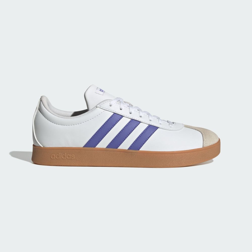 Foto 3 pulgar | Tenis Adidas Vl Court Base Adidas Blanco Hombre
