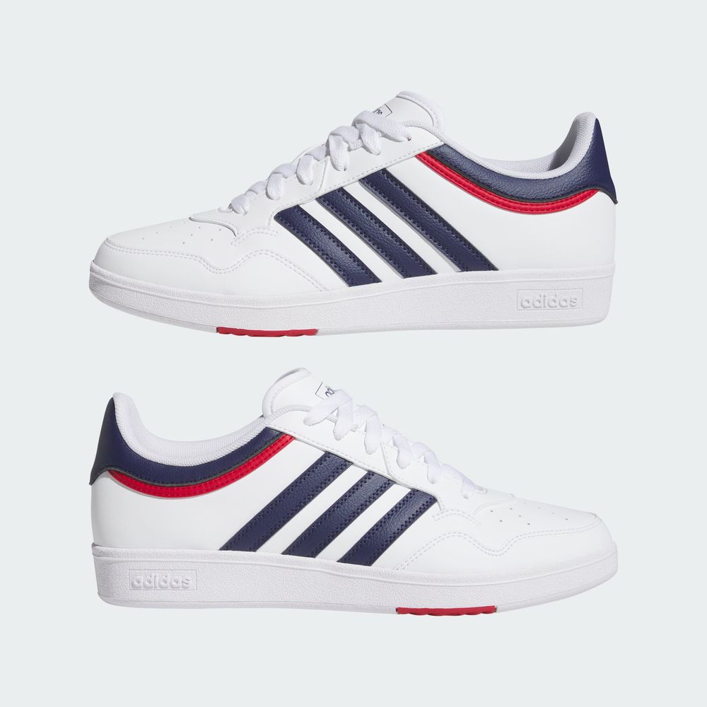 Foto 9 pulgar | Tenis Hoops 4.0 Adidas Blanco Unisex