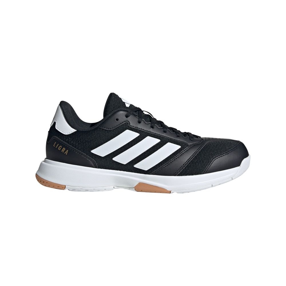 Tenis Ligra 8 Cancha Cubierta Adidas Negro Hombre