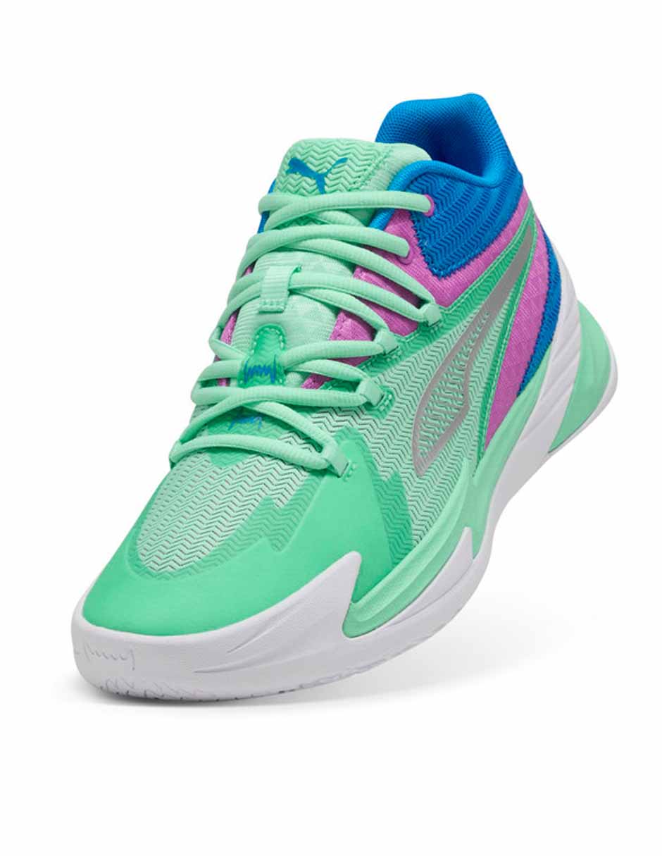 Foto 5 | Tenis Basketball Puma Dagger Verde 31135306