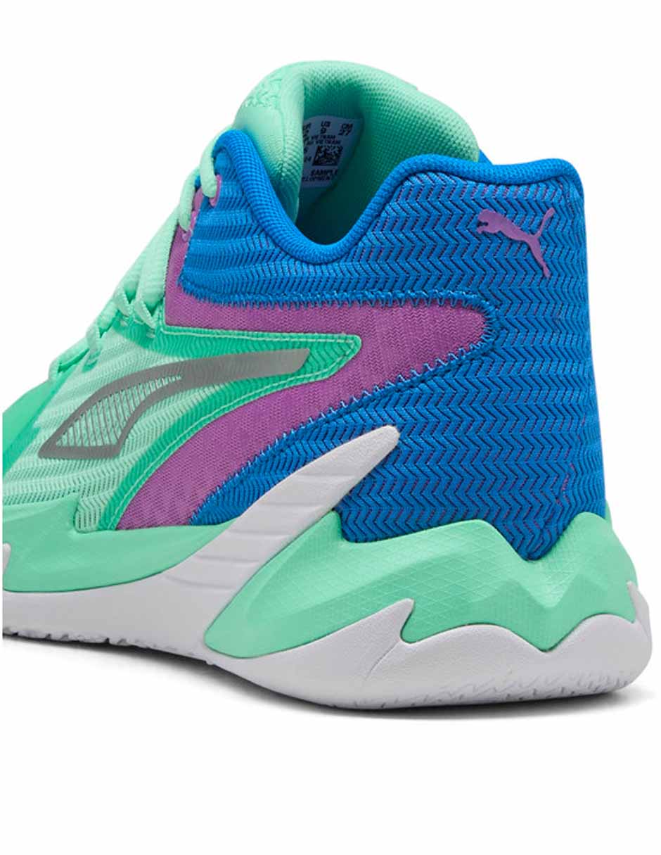 Foto 6 | Tenis Basketball Puma Dagger Verde 31135306