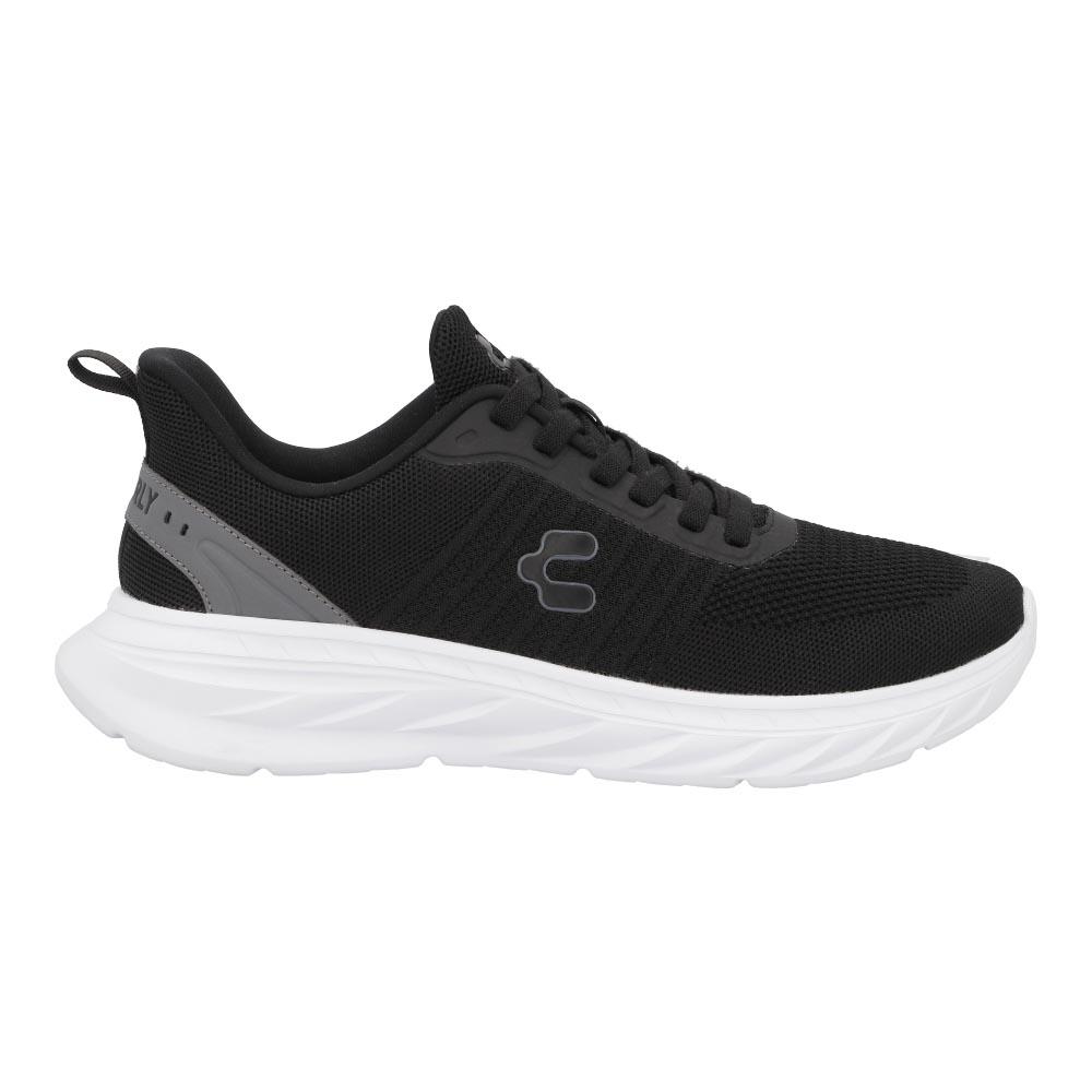 Tenis Charly Hombre Comodo Running Caballero Negro