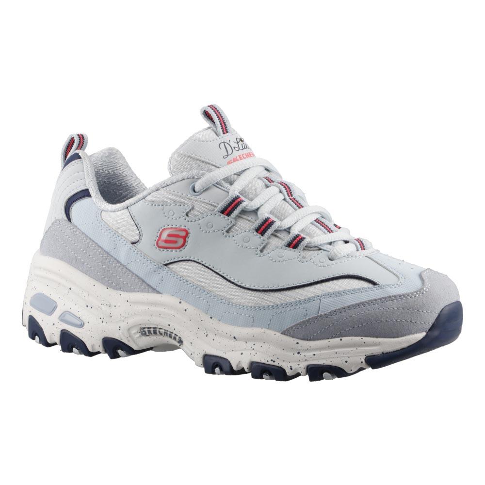 Foto 3 pulgar | Tenis  Skechers D Lites Azul para Mujer