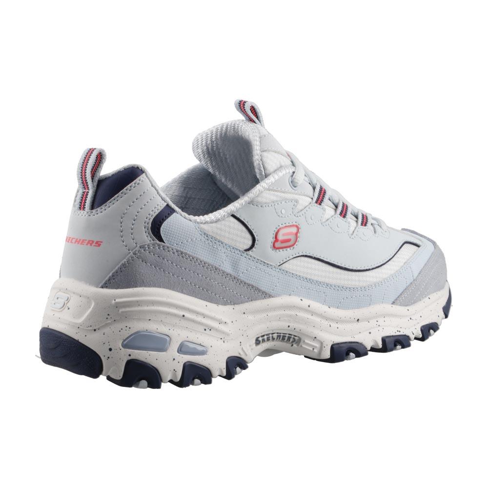 Foto 4 pulgar | Tenis  Skechers D Lites Azul para Mujer