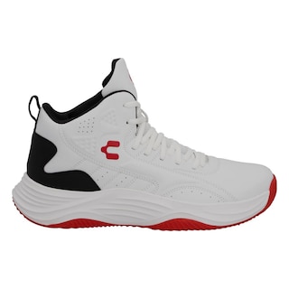Foto 1 | Tenis Deportivo Basquet Charly Comodo Caballero Hombre Blanco