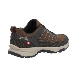 Foto 3 | Tenis Uso Rudo Swiss Armour Hiking Casual Hombre Cafe