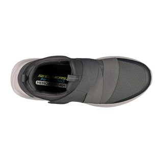 Foto 4 | Tenis Skechers Original Hombre Elastico Memory Foam Gris