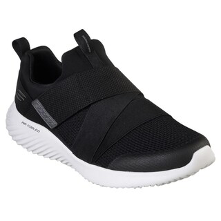 Foto 5 | Tenis Hombre Skechers Elastico Memory Foam Textiles Negro