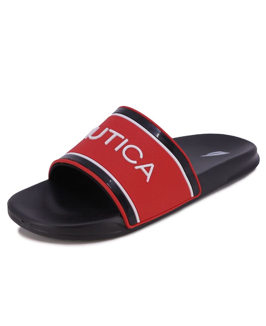 Foto 2 pulgar | Sandalias Nautica Cortlan Para Hombre Rojas Talla 13 - Venta Internacional.