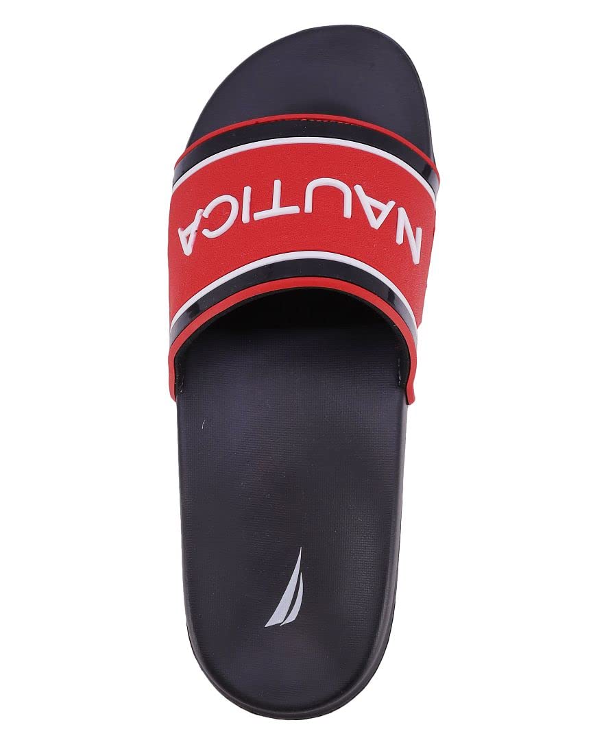 Foto 5 pulgar | Sandalias Nautica Cortlan Para Hombre Rojas Talla 13 - Venta Internacional.
