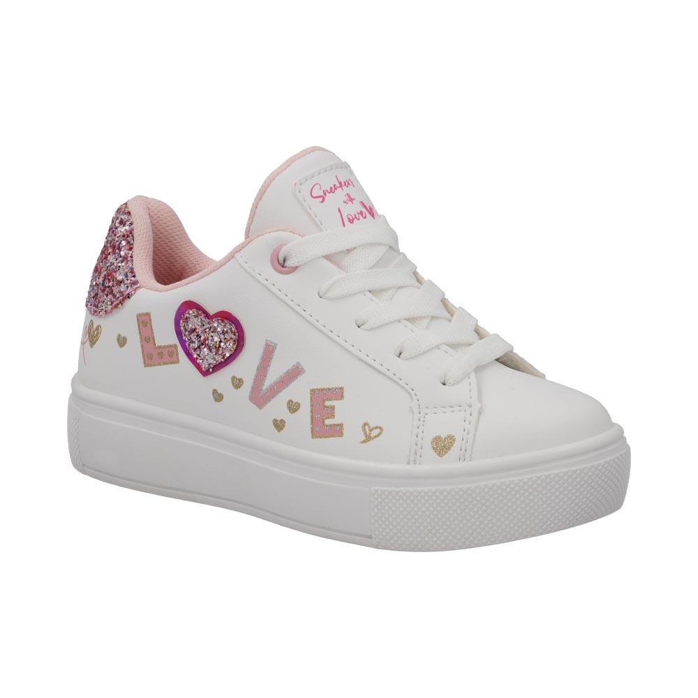 Foto 2 | Tenis Niña Hgn By Mr Shu Casual Confort Blanco