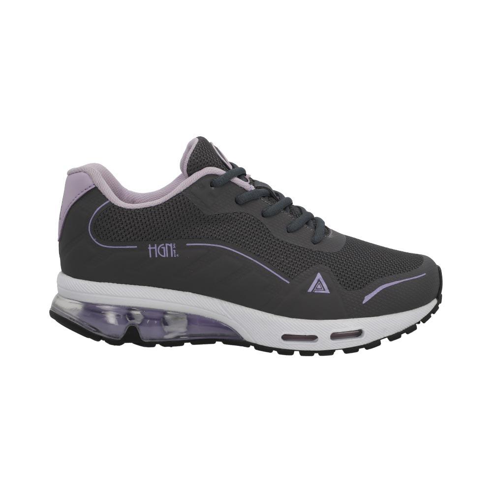 Tenis Hgn By Mr Shu Dama Resistente Ajustable Deportivo Gris
