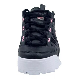 Foto 4 | Tenis Fila Mujer Casuales Comodos Original Sneackers Negro