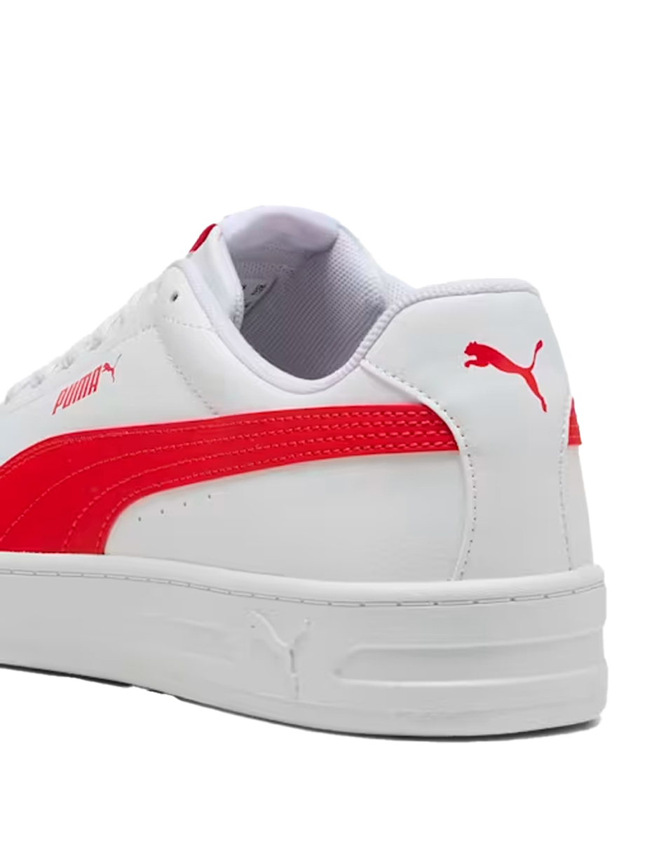 Foto 6 pulgar | Tenis Puma Court Classic Blanco 40222308
