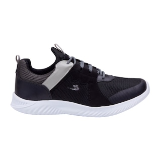 Foto 1 | Tenis Calzado Watanabe Color Negro Deportivos Unisex Suela Blanca