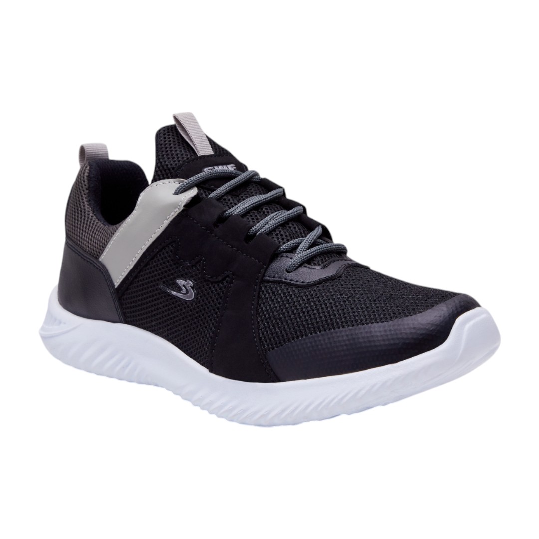 Foto 4 pulgar | Tenis Calzado Watanabe Color Negro Deportivos Unisex Suela Blanca