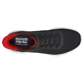 Foto 4 | Tenis Skechers Slip Ins Memory Foam Negro para Hombre