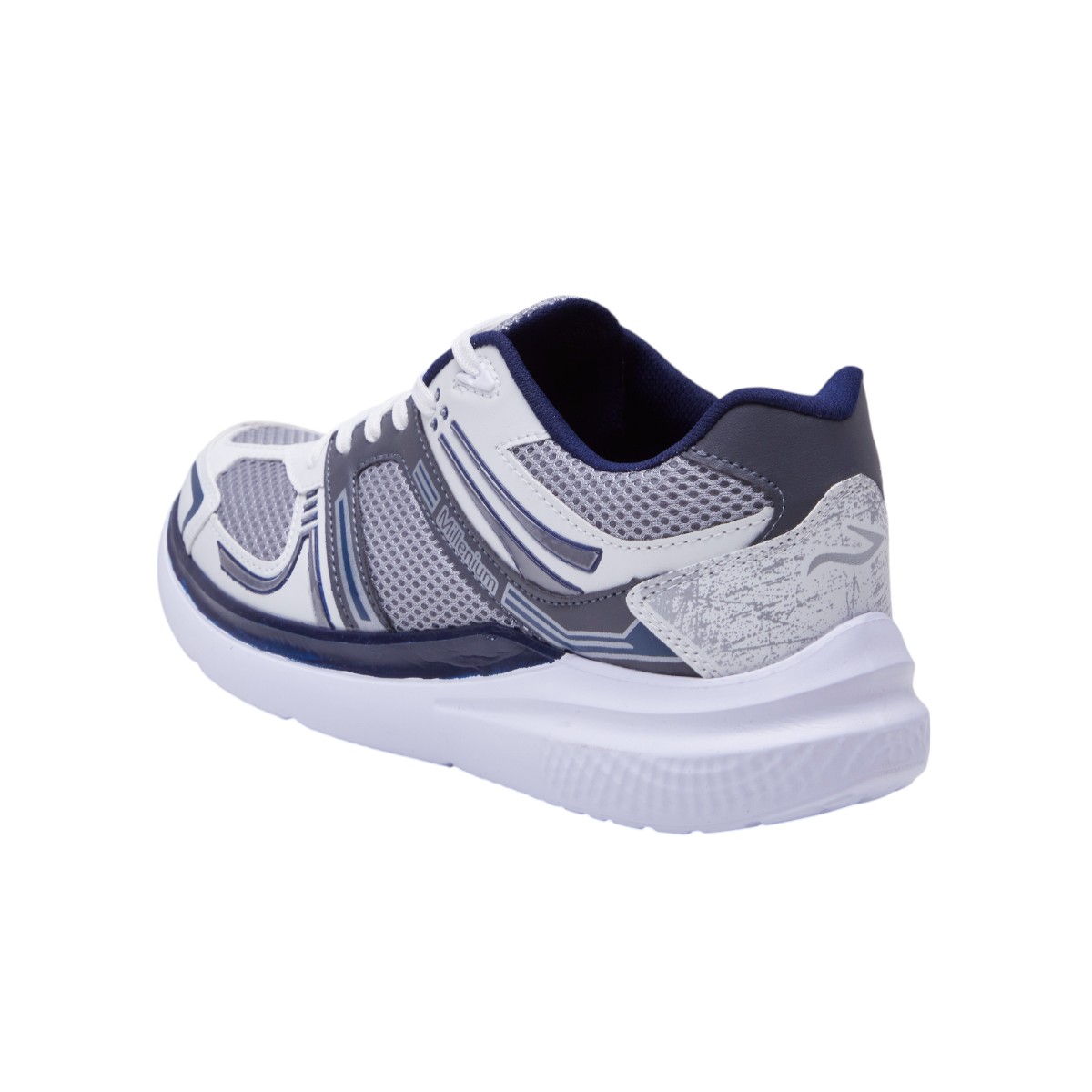 Foto 5 pulgar | Tenis Calzado Watanbe Color Gris Y Blanco Deportivo Hombre Diseño Vintage