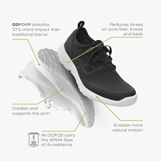 Foto 4 | Tenis de Recuperación Oofos Oomg Sport LS Slate para Hombre - Venta Internacional