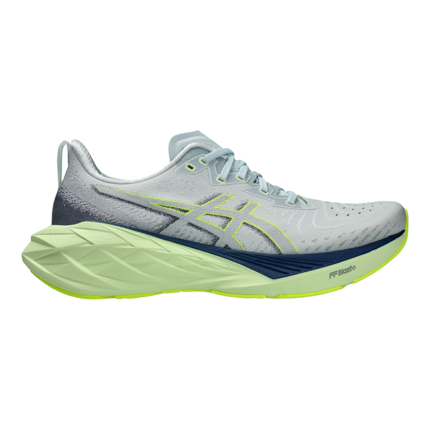 Tenis  Asics Novablast 4 Para Hombre Color Gris  Modelo 1011b693022