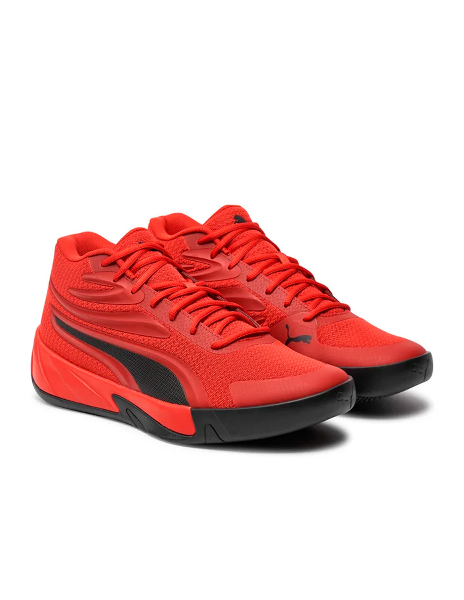 Foto 3 | Tenis Puma Court Pro Rojos para Caballero