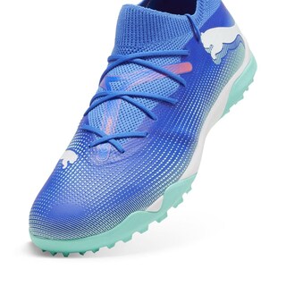 Foto 4 | Tenis Para Fútbol Rápido Puma Future 7 Match Para Hombre Azul