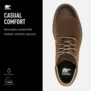 Foto 4 | Botas Sorel Madson Ll Chukka Impermeables Para Hombre, Color Tabaco - Venta Internacional.