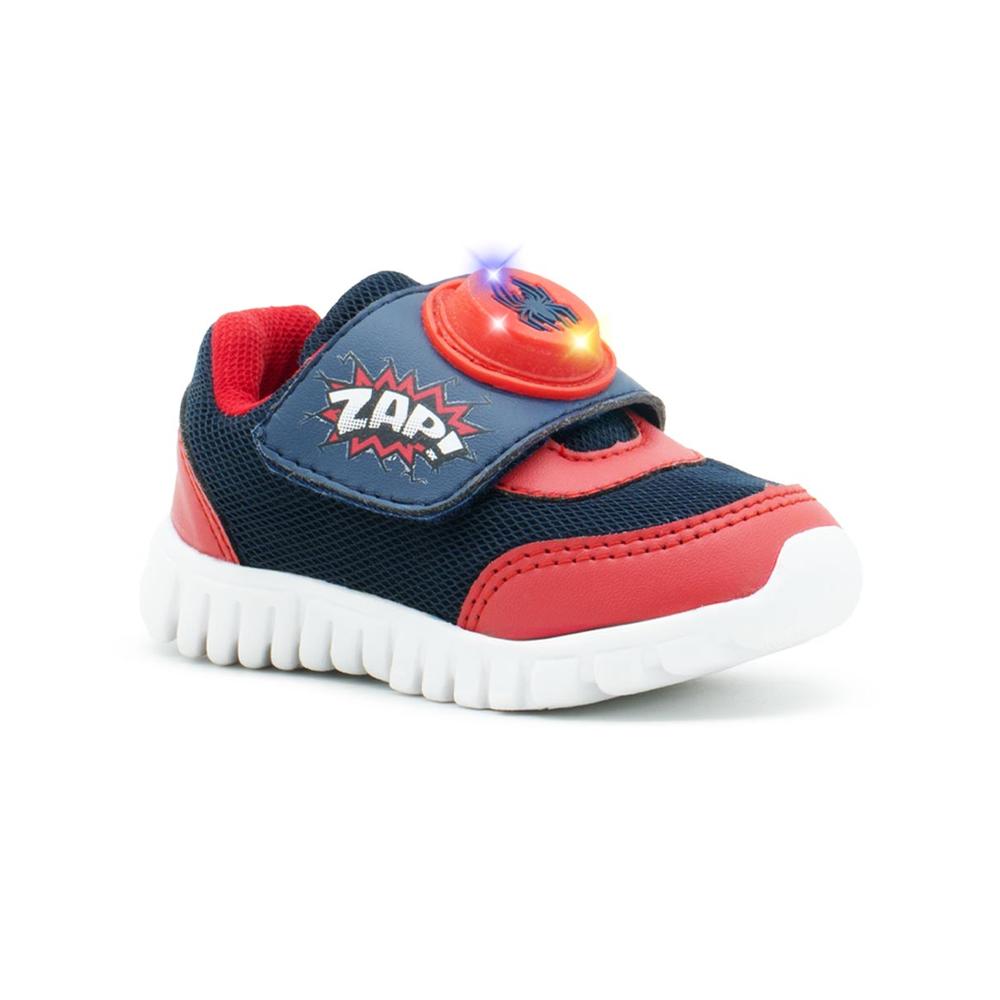 Tenis Luces Bubble Gummers  Araña Color Marino Rojo Yason Azul Marino