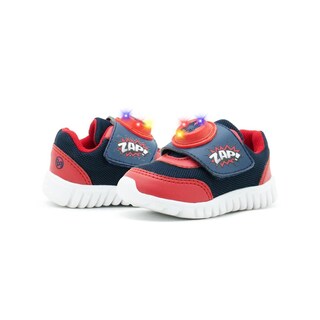 Foto 4 | Tenis Luces Bubble Gummers Araña Color Marino Rojo Yason Azul Marino