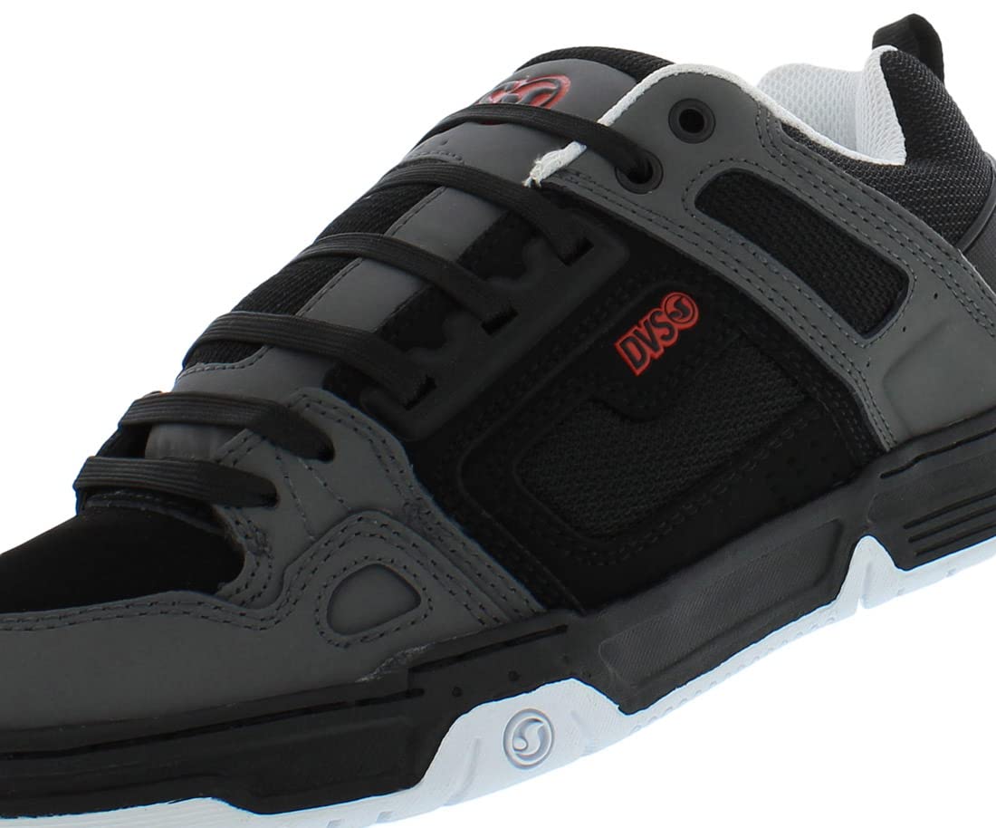 Foto 3 | Zapatos Dvs Comanche Skate Para Hombre, Negro, Antracita Y Rojo Nobuck - Venta Internacional.