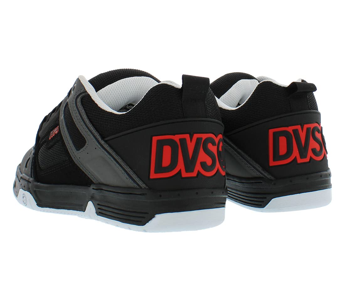 Foto 8 pulgar | Zapatos Dvs Comanche Skate Para Hombre, Negro, Antracita Y Rojo Nobuck - Venta Internacional.