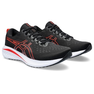 Foto 2 | Zapatillas Para Correr Asics Gel-excite 10 Para Hombre, Color Negro/rojo Intenso - Venta Internacional.