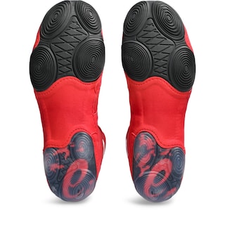 Foto 7 | Zapatos De Lucha Asics Split Elite Para Hombre Clásicos Rojos/negros - Venta Internacional.