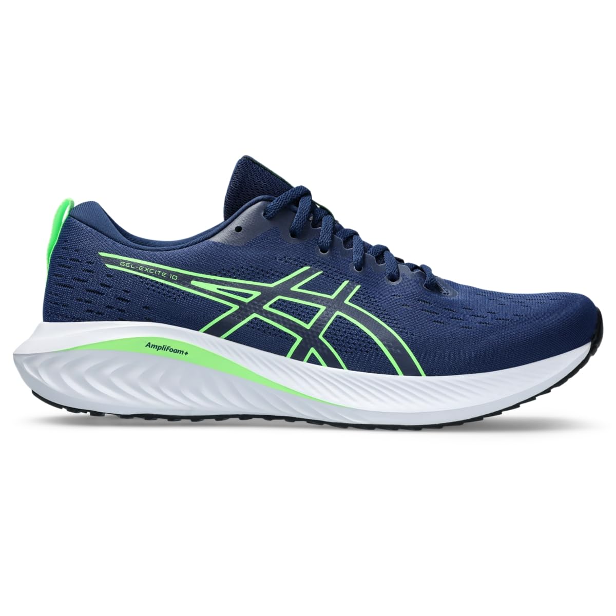 Zapatillas Para Correr Asics Gel-excite 10 Para Hombre Blue Expanse/lime - Venta Internacional.