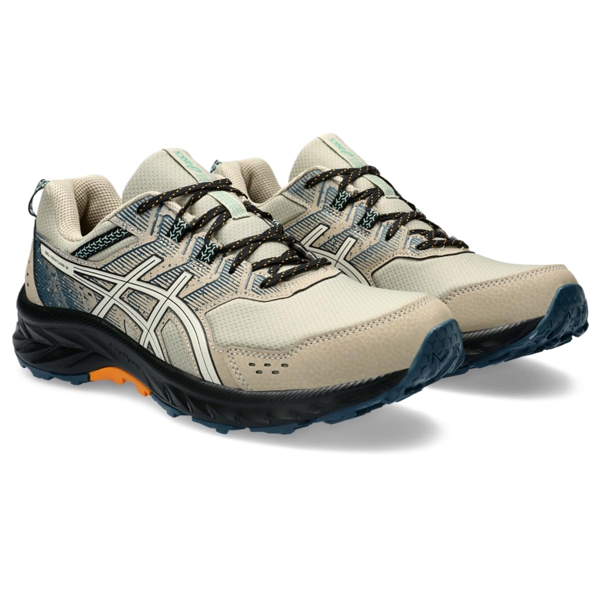 Foto 2 | Zapatillas Para Correr Asics Gel-venture 9 Para Hombre, Color Gris Pluma/abedul - Venta Internacional.