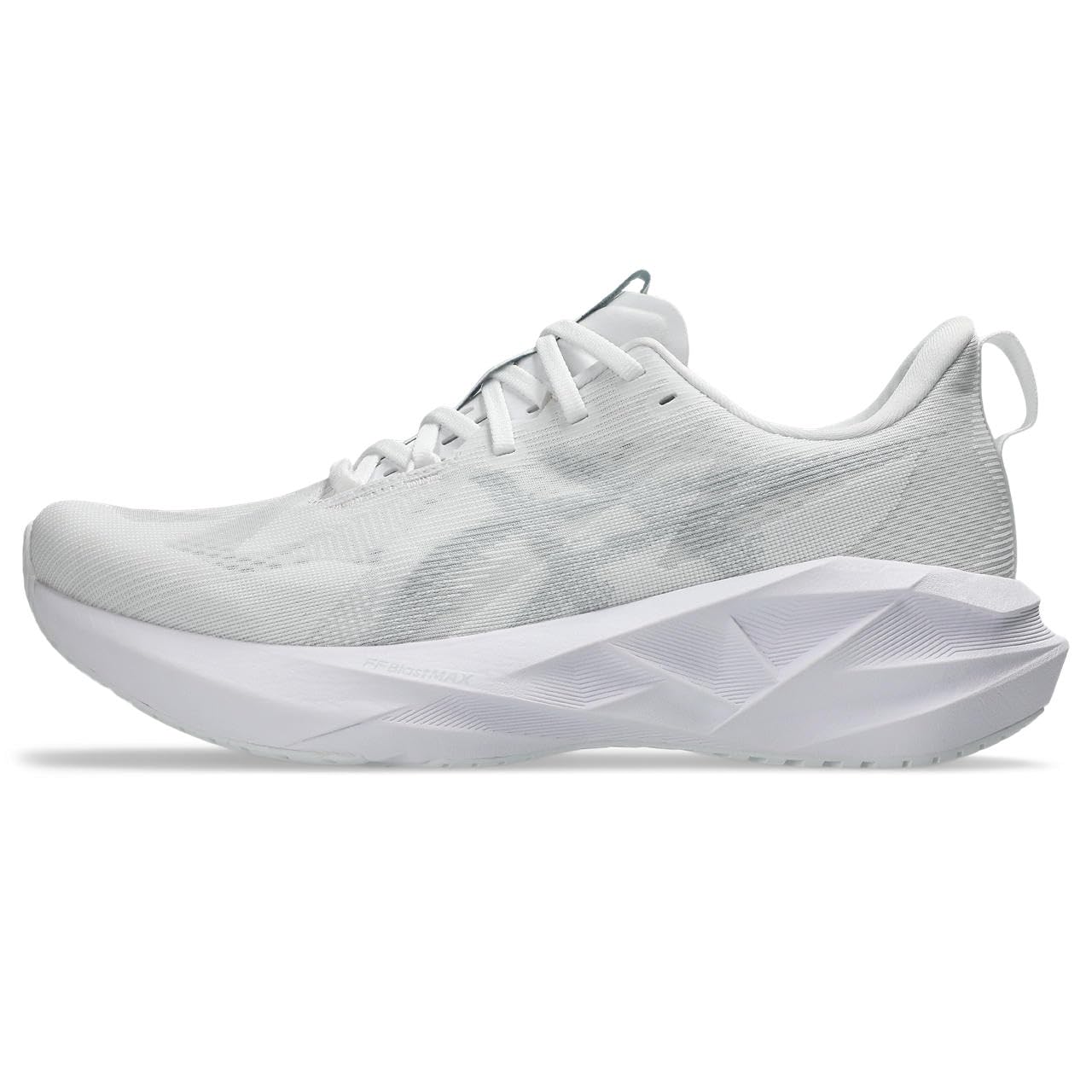 Foto 6 pulgar | Zapatillas De Running Asics Novablast 5 Para Hombre Blanco/gris Piamontés - Venta Internacional.