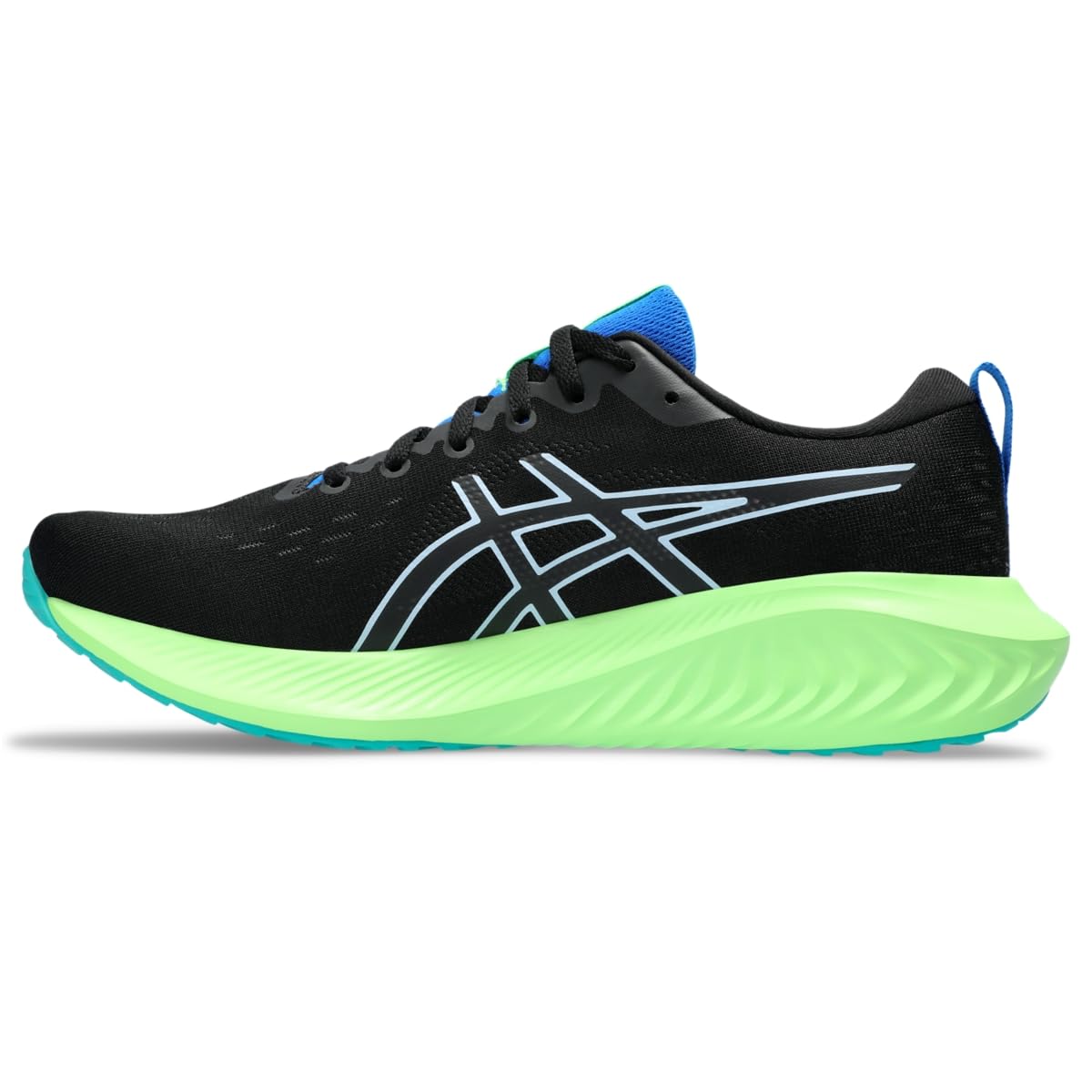 Foto 5 pulgar | Zapatillas De Running Asics Gel-excite 10 Para Hombre, Color Negro Y Azul Claro - Venta Internacional.