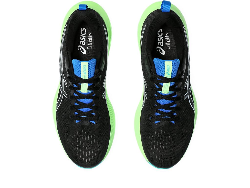 Foto 6 | Zapatillas De Running Asics Gel-excite 10 Para Hombre, Color Negro Y Azul Claro - Venta Internacional.