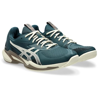 Foto 2 | Zapatillas De Tenis Asics Solution Speed Flytefoam 3 Para Hombre, Color Verde - Venta Internacional.